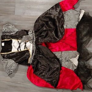 Striped Black and Red Kids Pirates Dress